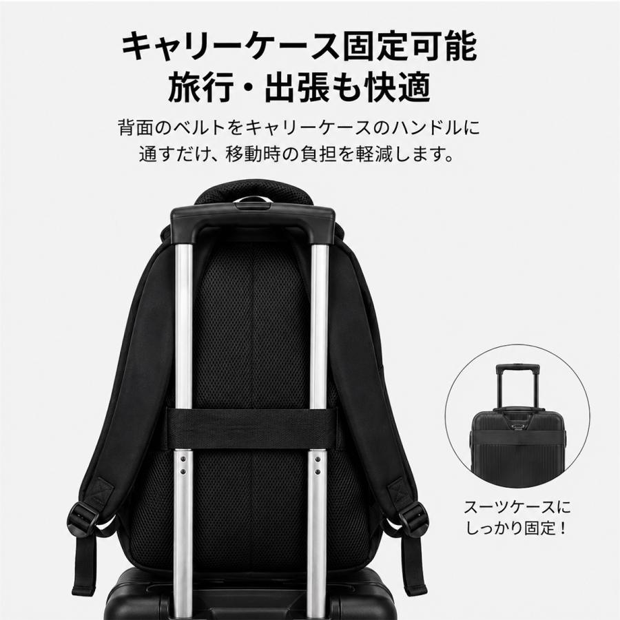 リュックサック レディース メンズ 大容量 通学 通勤 ビジネス スポーツ おしゃれ 防水 軽量 学生 大人 旅行 15.6インチ PC パソコン 黒 ブラック |  | 17