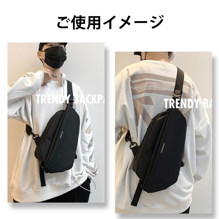 ボディバック ショルダーバック メンズ レディース 大きめ 斜めがけ 大容量 バッグ 軽い 収納 ipad ワンショルダー 防水 出張 多機能 通勤 通学 旅行 |  | 13