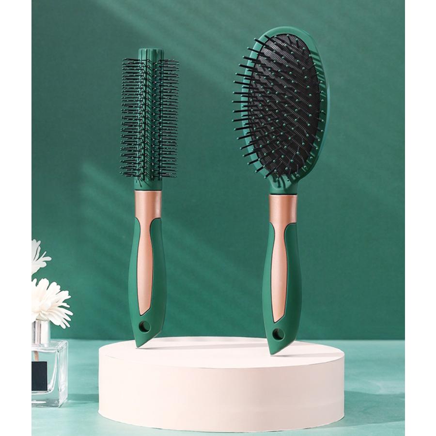 ヘアブラシ 絡まない 艶髪 パドルブラシ マッサージ ヘアーブラシ クシ くし 髪 レディース 静電気防止 ヘアケア ギフト プレゼント 2本セット |  | 17