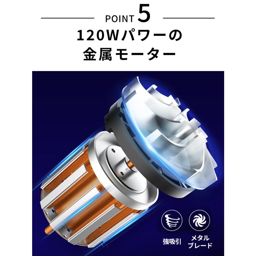 ハンディクリーナー 強力 コードレス 掃除機 車用掃除機 usb充電式 車 車用 吸引力が強い 軽量 静音 カークリーナー コードレスクリーナー |  | 12