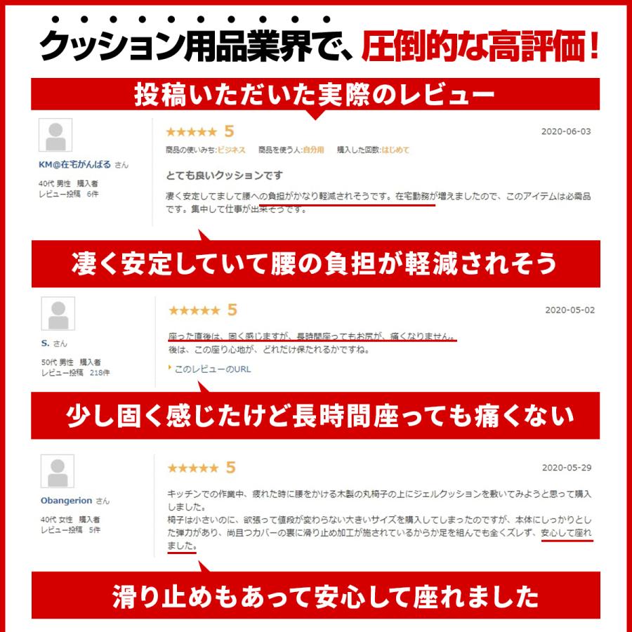 ゲルクッション 極厚 特大 二重 ハニカム構造 ジェルクッション クッション 座布団 座椅子 腰痛 車 大 大きめ 腰痛対策 卵が割れない カバー付き |  | 11