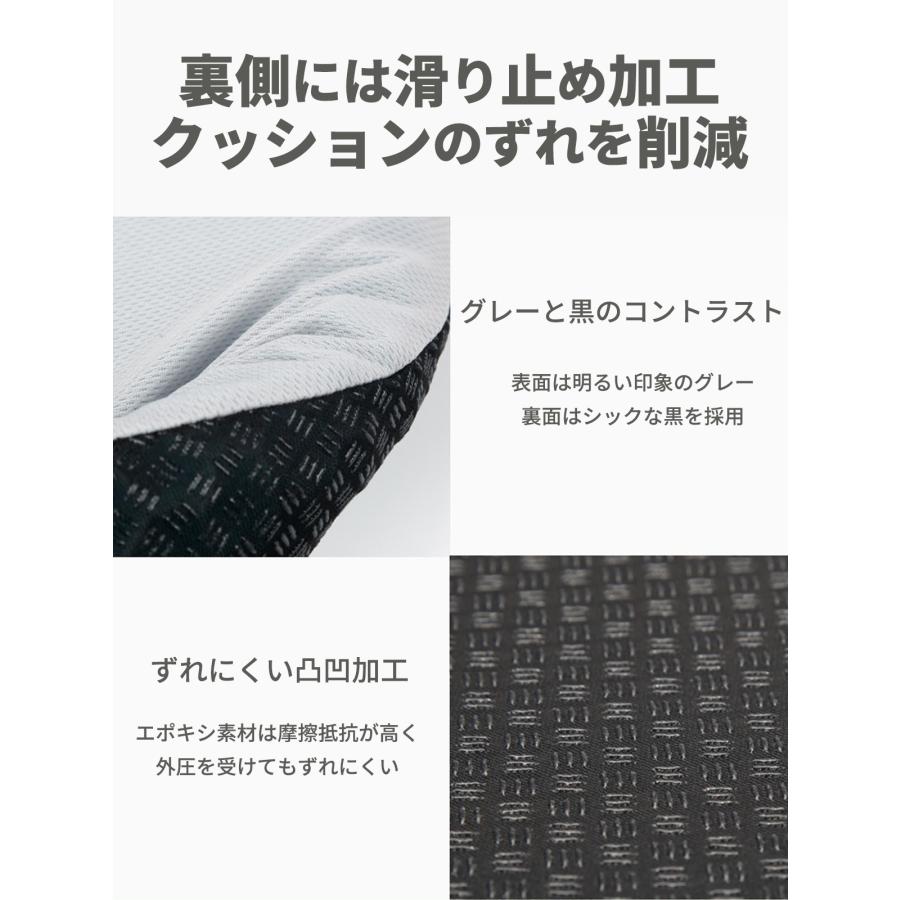 ゲルクッション ジェルクッション 極厚 特大 クッション 二重ハニカム構造 座布団 腰痛 車 卵が割れない 2025 カバー付き |  | 17