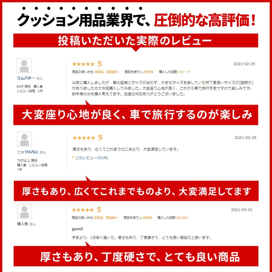 ゲルクッション ジェルクッション 極厚 特大 超特大 クッション 二重ハニカム 座布団 車 低反発 腰痛 卵が割れない カバー付き 2025 |  | 09