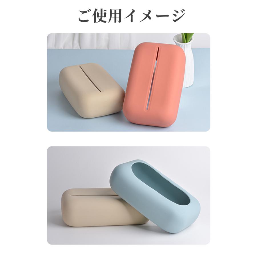 ティッシュケース ソフトパック ティッシュ ケース 車 おしゃれ かわいい 北欧 韓国 コンパクト 丸 軽い シリコン 壊れない 卓上 洗面所 リビング 寝室 |  | 08