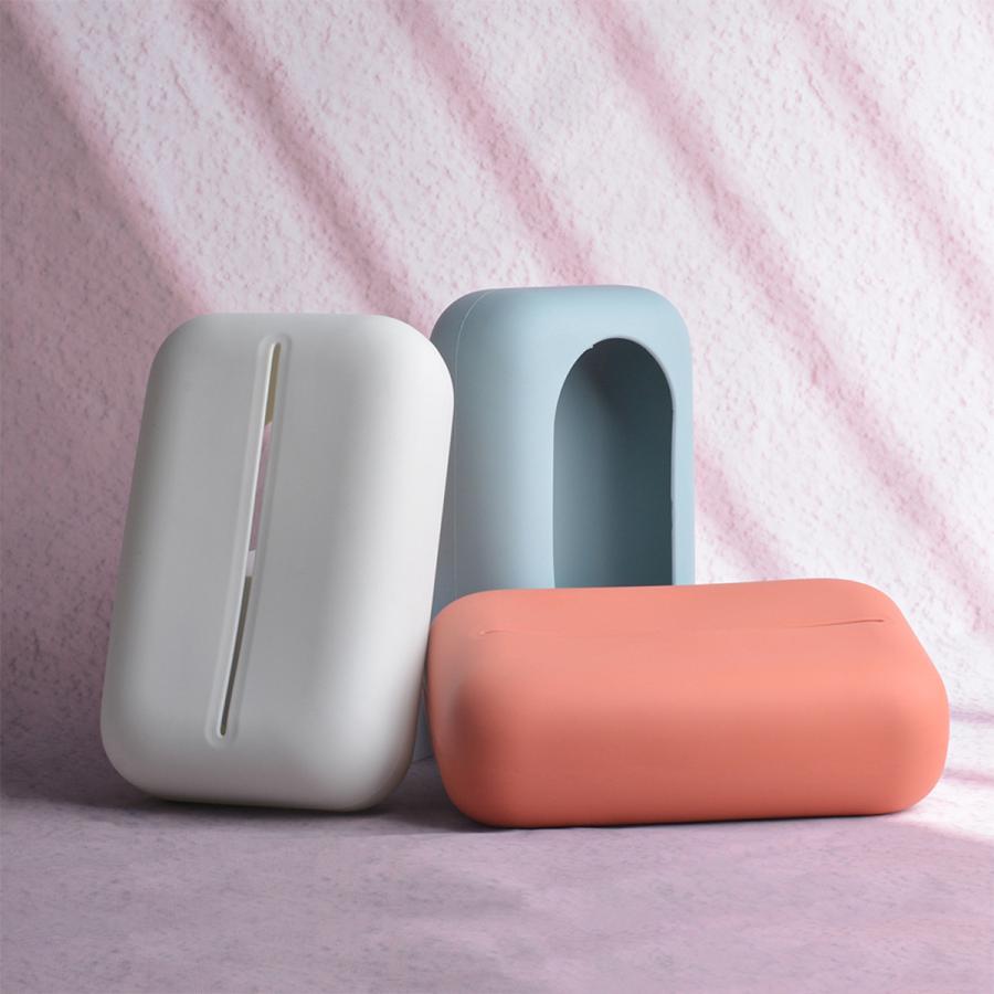 ティッシュケース ソフトパック ティッシュ ケース 車 おしゃれ かわいい 北欧 韓国 コンパクト 丸 軽い シリコン 壊れない 卓上 洗面所 リビング 寝室 |  | 09