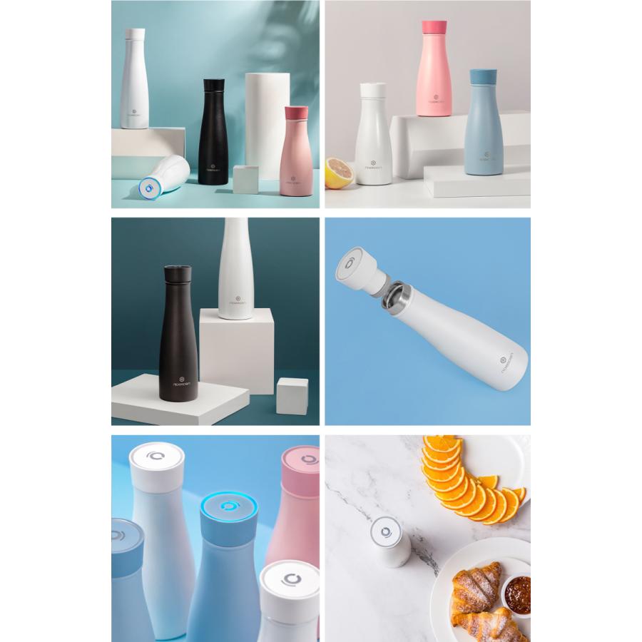 水筒 除菌 マグボトル ステンレスボトル UVC除菌タンブラー 子供 おしゃれ　350ml 保温 保冷 子供 軽量 99％除菌 大人 キッズ 直飲み 洗いやすい |  | 17