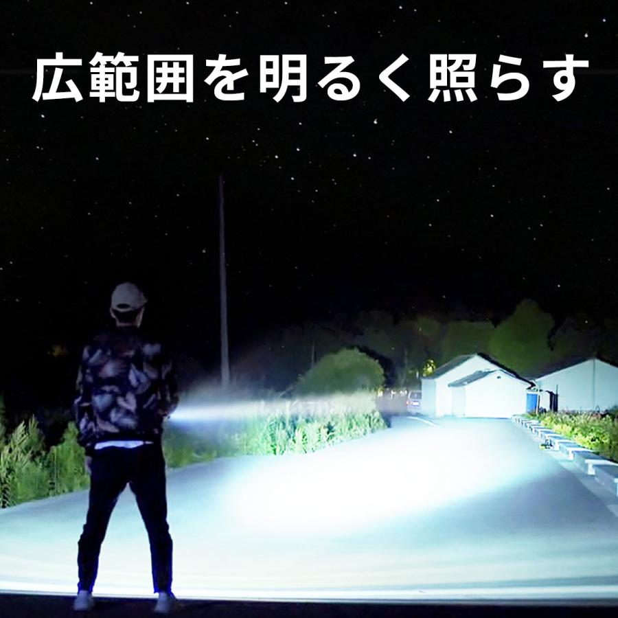 懐中電灯 led 強力 最強 充電式 小型 超高輝度 ledライト 停電 地震対策 アウトドア キャンプ用品 |  | 04