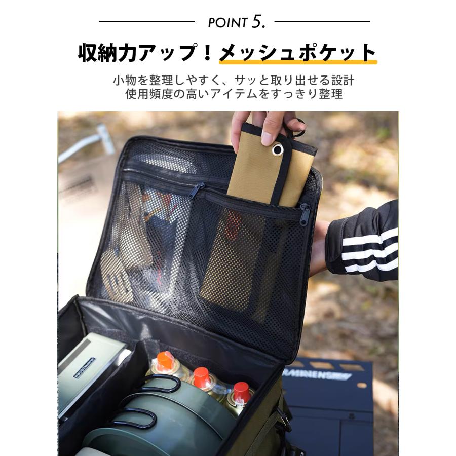 キャンプ 収納 ケース バッグ 大容量 ソフトコンテナ 収納コンテナ