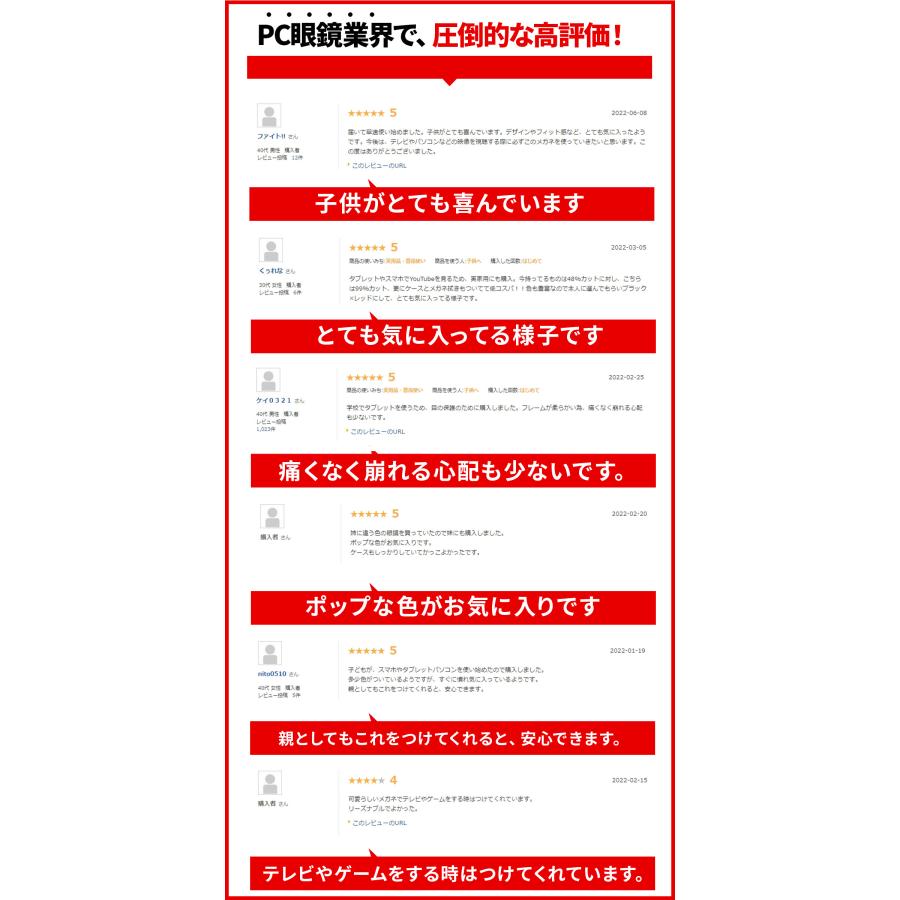 ブルーライトカットメガネ pcメガネ 子供 度なし おしゃれ 99% JIS検査済み 度なし キッズ ブルーライトカット PC パソコン 眼鏡 男の子 女の子 uvカット |  | 13