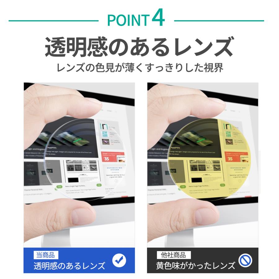 ブルーライトカットメガネ PCメガネ PC眼鏡 度なし JIS検査済み パソコンメガネ メンズ レディース 99% UVカット 伊達めがね ケース付 |  | 17