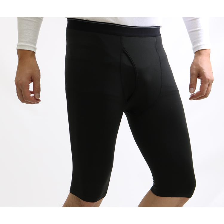 裏起毛 あったか 5分タイツ ロングボクサー 防寒 2WAYストレッチ 無地