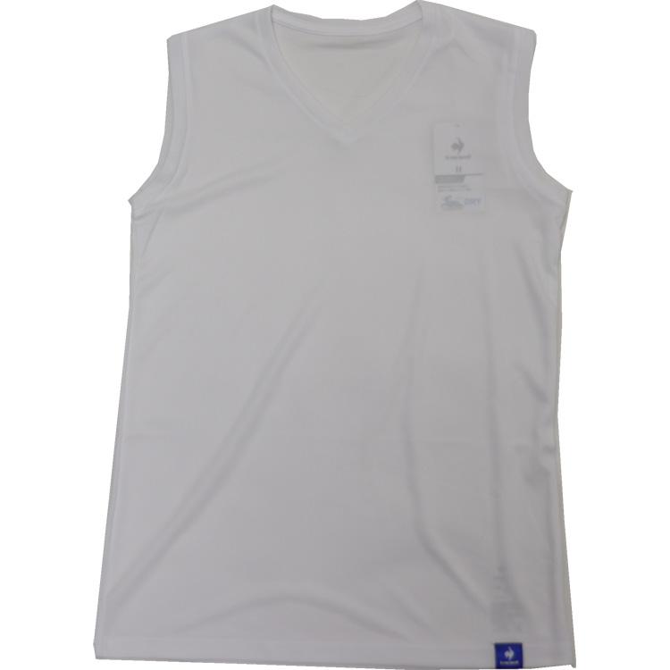 新品未使用‼️ESQUISE スタンドカラー ノースリーブシャツ グレー　ゴルフ le coq sportif（ルコックスポルティフ） ルコック ノースリーブシャツ