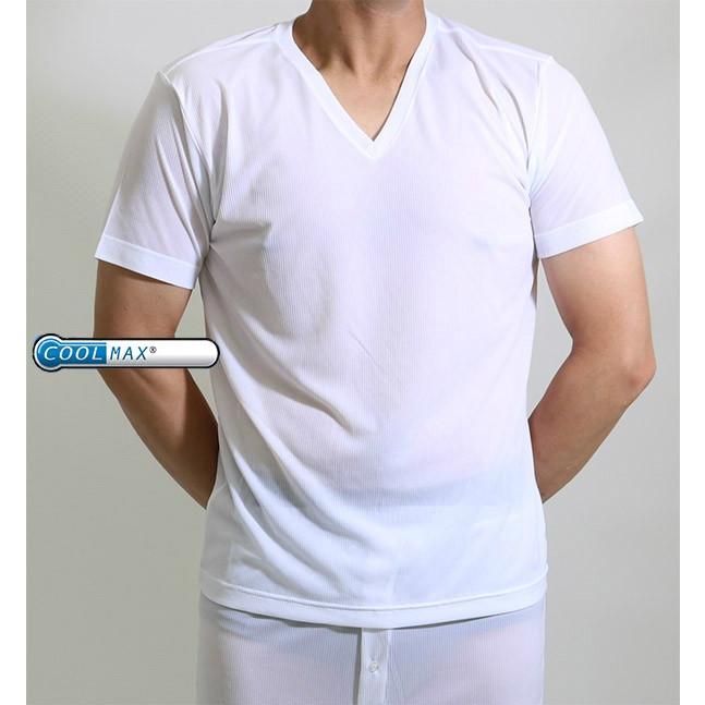 送料無料 クールマックス 素材 メンズ 半袖vネックシャツ 吸汗速乾 Coolmax 174 機能性肌着 ビジネスインナーシャツ coolmaxshirt ステテコ パジャマ バンタン 通販 Yahoo ショッピング