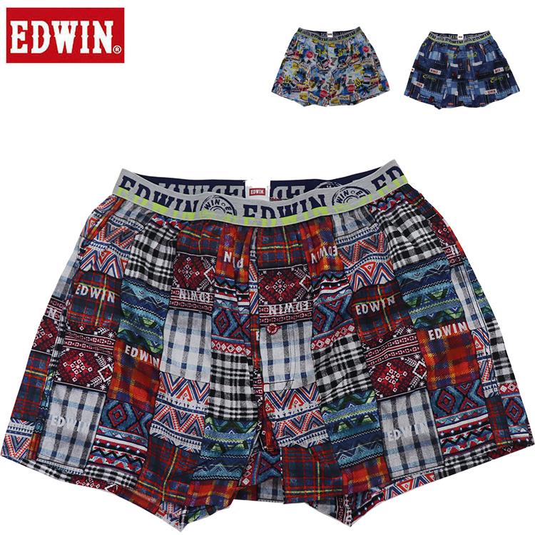 Edwin エドウィン トランクス トレンド柄 布帛プリント 前あき 9063 01 メンズ 22春夏 新作 おしゃれ トランクス パンツ 22ssedwin ステテコ パジャマ バンタン 通販 Yahoo ショッピング