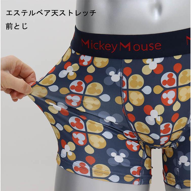 Disney ミッキーマウス ボクサーパンツ 前とじ メンズ キャラクター グッズ キャラパン｜vantann｜02