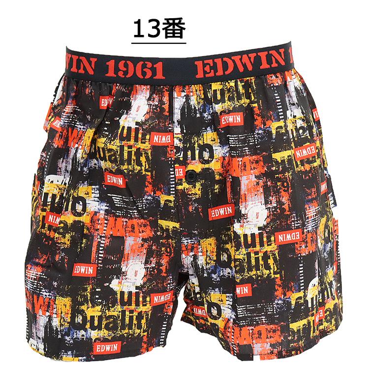 EDWIN（エドウィン） 2026春夏新作 トランクス トレンド柄 布帛