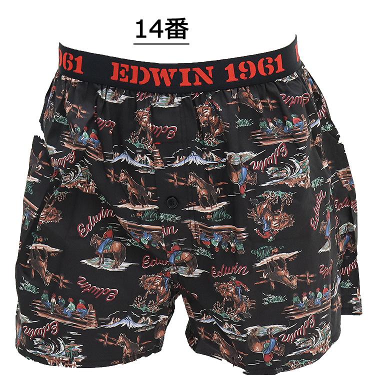 EDWIN（エドウィン） 2026春夏新作 トランクス トレンド柄 布帛