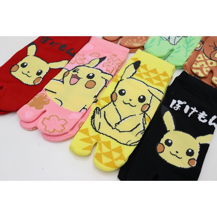 8足セット】ポケモン メンズ タビソックス たび 靴下 ポケモン