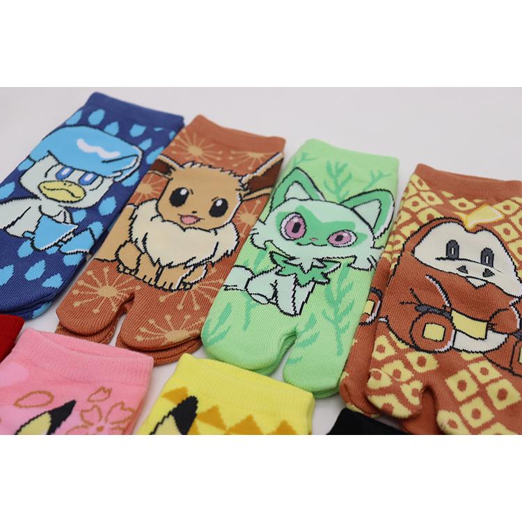 8足セット】ポケモン メンズ タビソックス たび 靴下 ポケモン