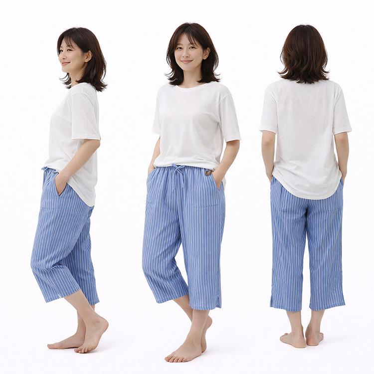 テンピュール ステテコ レディース 綿100％ 女性用 春夏 快眠 部屋着