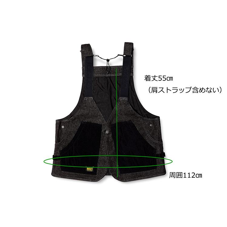 TS エプロン ベスト メンズ エプロンベスト ポケット デニム アメカジ