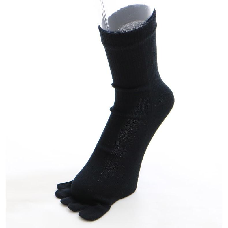 【4足セット】 日本製 5本指ソックス メンズ 五本指 5本指 25-27 黒 春夏 秋冬 4足組 ムレ対策 水虫対策 |  | 03