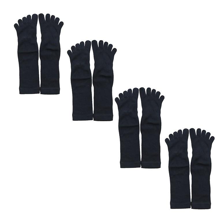 【4足セット】 日本製 5本指ソックス メンズ 五本指 5本指 25-27 黒 春夏 秋冬 4足組 ムレ対策 水虫対策 |  | 04