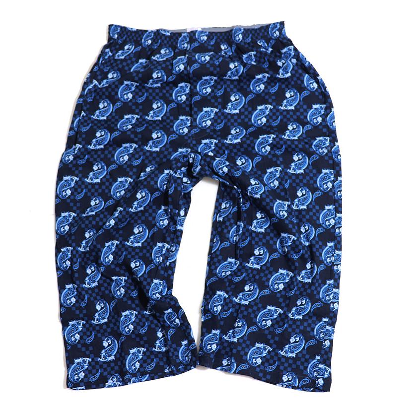 楊柳 クレープ ステテコ メンズ ペイズリー柄 ルームウエア 前あき 綿100％ |  | 01