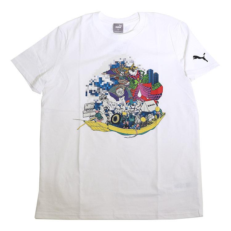 PUMA x AMOK コラボtシャツ 半袖 Tシャツ メンズ ブランド 綿 PUMA x AMOK コラボtシャツ 半袖 Tシャツ メンズ ブランド 綿