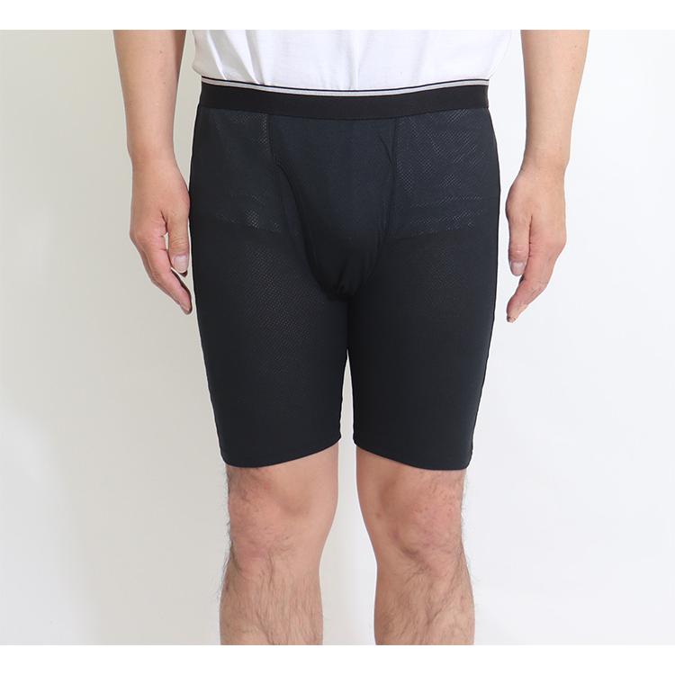 サラサラ5倍 メッシュ ロングボクサーパンツ ポリプロピレン メッシュ