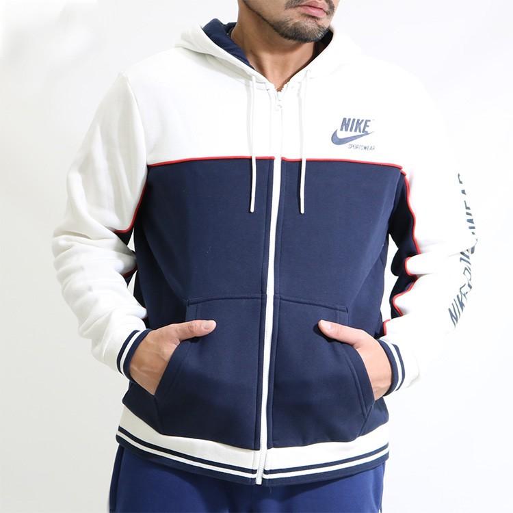 Nike ナイキ 暖かスウェットパーカー トリコカラー 裏起毛 メンズ あったか フルジップパーカ フーディ nike ステテコ パジャマ バンタン 通販 Yahoo ショッピング