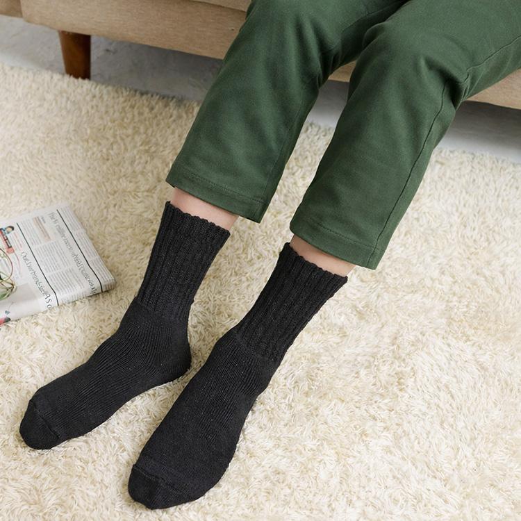 【ファイヤーアセドロン】毛混 ウール クルー丈ソックス メンズ 靴下 25-27 | GUNZE | 10