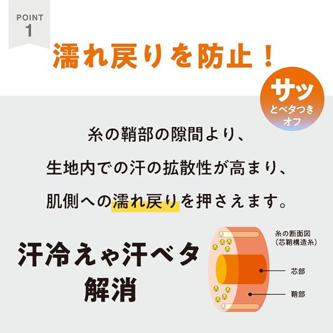 グンゼ ファイヤーアセドロン 靴下 メンズ AGY304 総パイル ウール混 メガパイル クルー丈 25-27cm 冬用 あったか 防寒 保温 消臭 汗冷え | GUNZE | 04