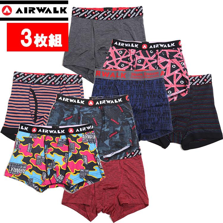 3枚組 Airwalk エアウォーク ボクサーパンツ 福袋 前開き Airwalk3pf ステテコ パジャマ バンタン 通販 Yahoo ショッピング