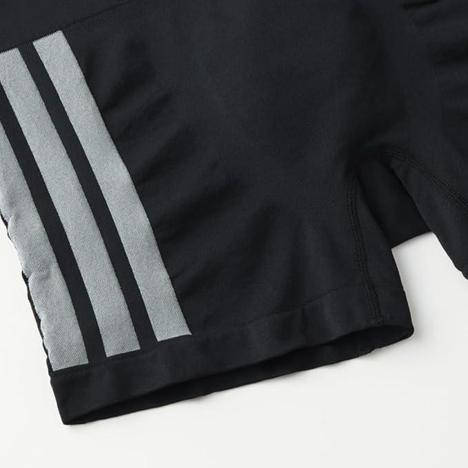 adidas アディダス ボクサーブリーフ メンズ 吸汗速乾 成型 ボクサーパンツ 前閉じ スリーストライプス APS080 男性 下着 インナー ストレッチ | adidas | 01