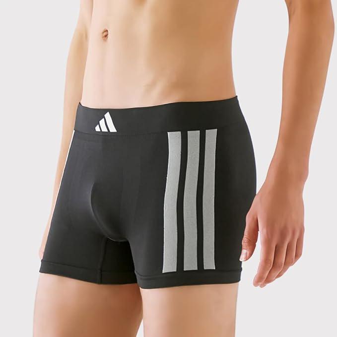 adidas アディダス ボクサーブリーフ メンズ 吸汗速乾 成型 ボクサーパンツ 前閉じ スリーストライプス APS080 男性 下着 インナー ストレッチ | adidas | 04