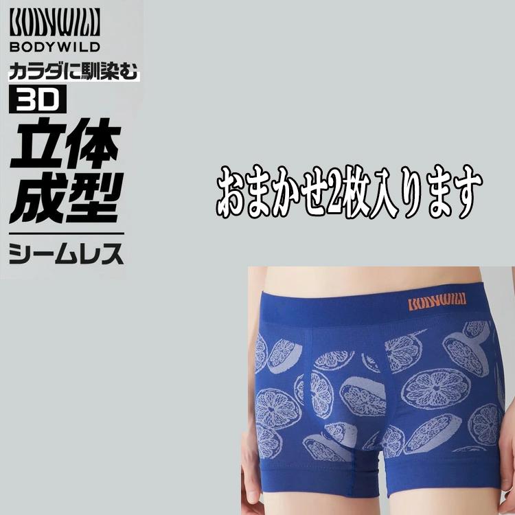 日本製 3D成型 ボクサーパンツ 福袋 2枚セット グンゼ 前とじ メンズ