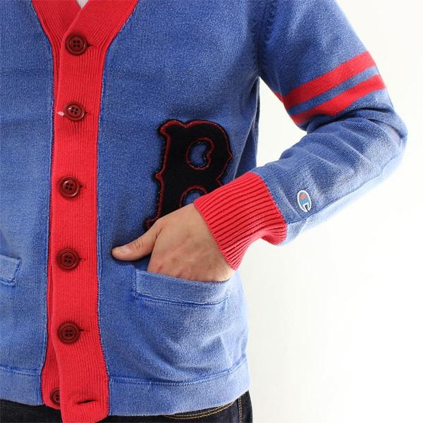 Champion（チャンピオン） 送料無料 カーディガン（綿100%ブルー