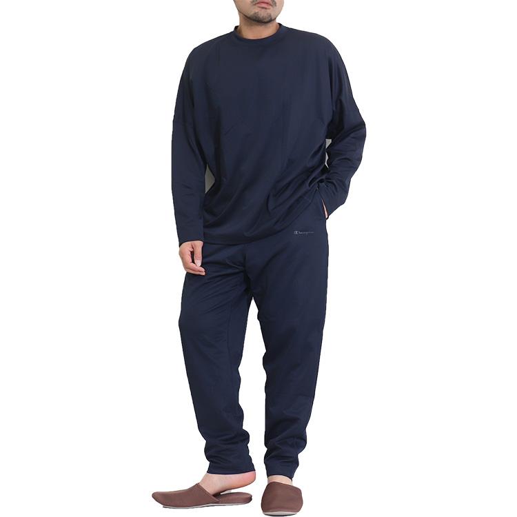 Champion チャンピオン リカバリーウェア メンズ 上下セット 長袖 パンツ セット クルーネック 速乾 抗菌防臭 RECOVERY WEAR ルームウェア 高機能 部屋着 | Champion | 03