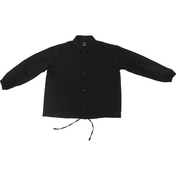 Champion BLACK EDITION チャンピオン ブラックエディション ウールライク スナップジャケット＆ロングパンツ 上下セット メンズ ゆったり ブラック | Champion | 05