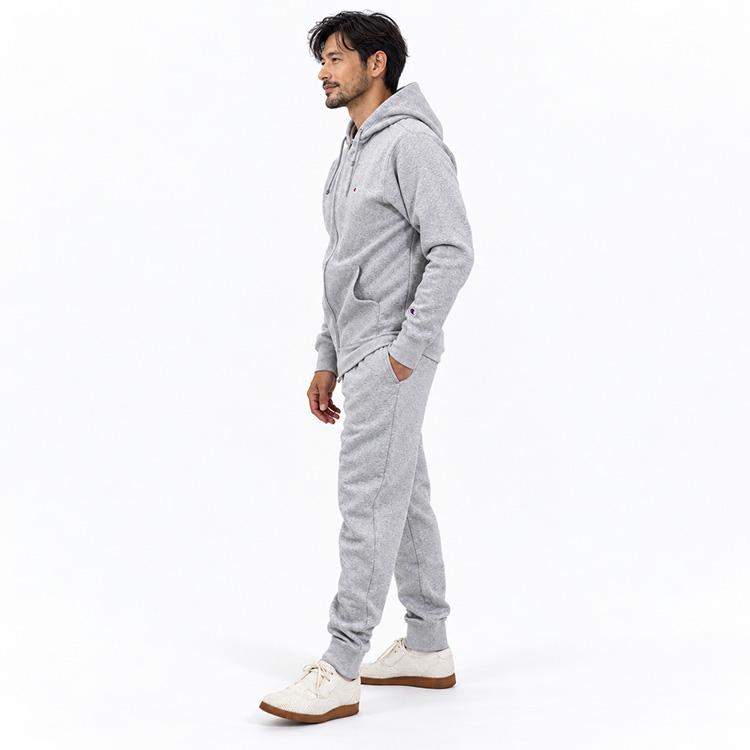 Champion（チャンピオン） 冬 あったか 裏起毛 メンズ ジップアップ