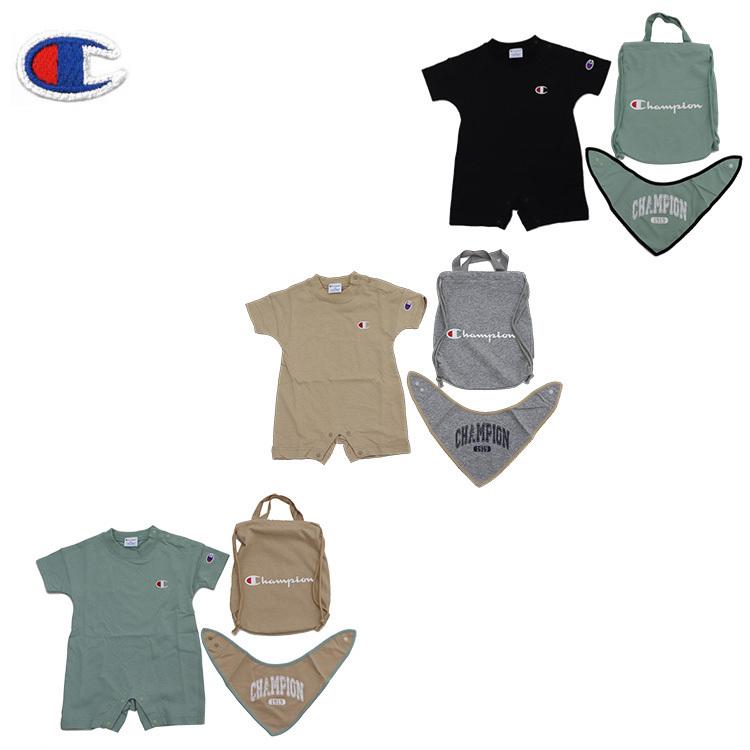 3点セット チャンピオン（Champion）春夏 チャンピオン ロンパース 