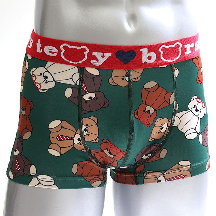 Cuw くま 熊 柄 ボクサーパンツ ボクサーブリーフ 前とじ 可愛い ギフト プレゼント 男性用 メンズインナー ボクサー Cuw177 ステテコ パジャマ バンタン 通販 Yahoo ショッピング