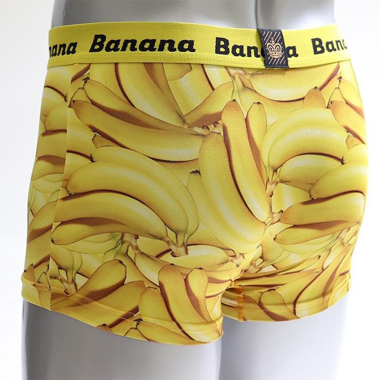cuw バナナ柄 ボクサーパンツ ボクサーブリーフ 前とじ 可愛い
