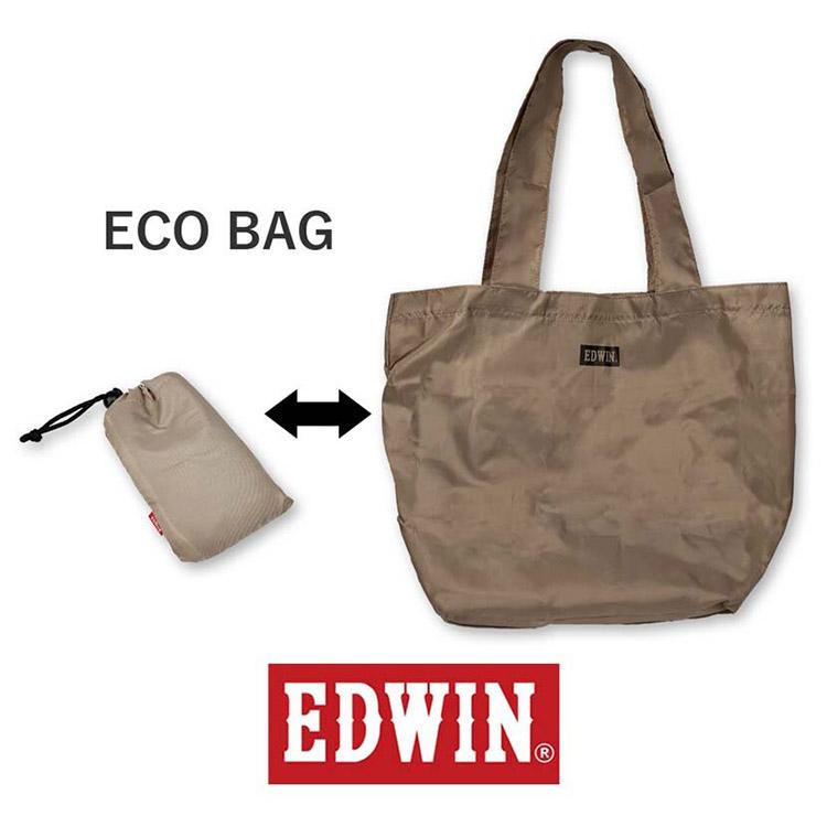 EDWIN（エドウィン） エドウイン エコバッグ トートバッグ 鞄 折り畳み （0411442) : ステテコ パジャマ バンタン - 通販 ...