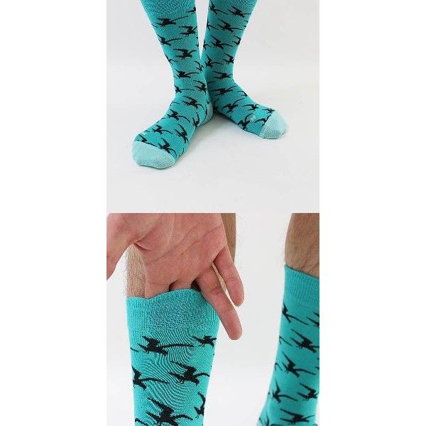 クルー丈ソックス(かもめ柄)日本製(MPS) |  | 01