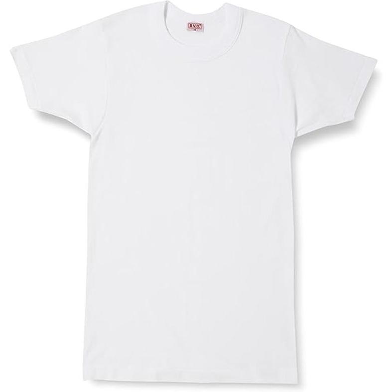BVD ゴールド 半袖 丸首 Tシャツ 綿100％ メンズ 肌着 下着 大人 綿100 アンダーウエア G013A |  | 01