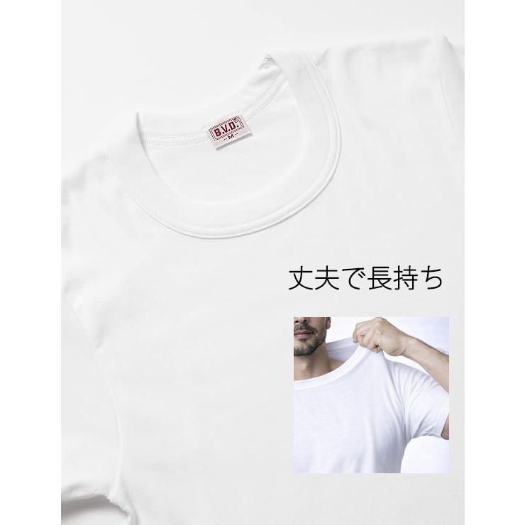 BVD ゴールド 半袖 丸首 Tシャツ 綿100％ メンズ 肌着 下着 大人 綿100 アンダーウエア G013A |  | 02