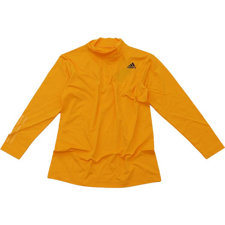 adidas（アディダス） 冬 あったか 裏起毛 ハイネック シャツ 長袖