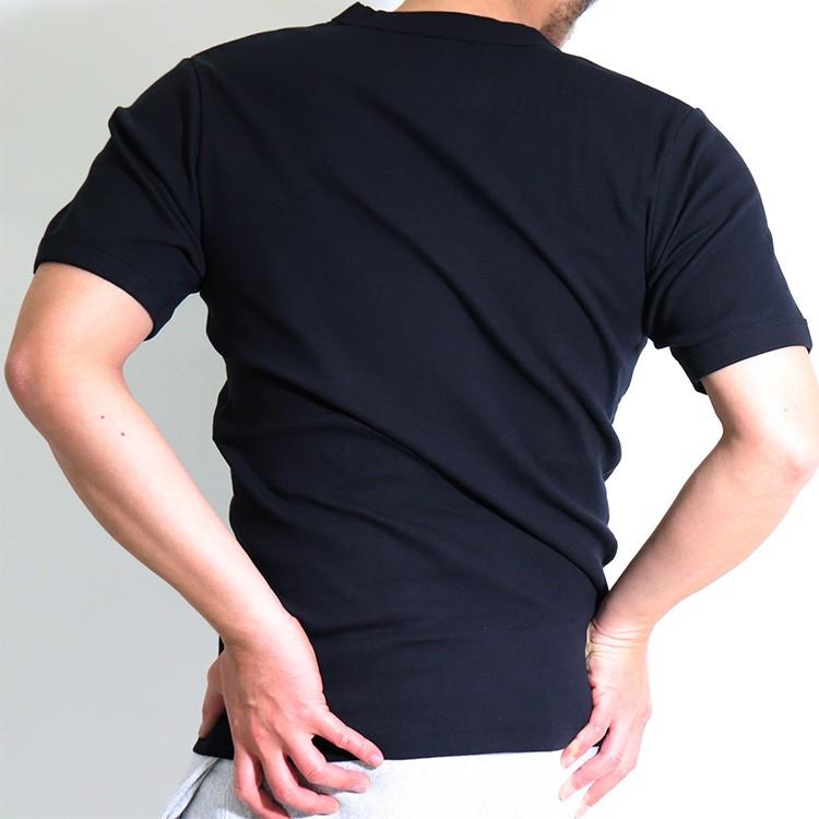 ネイビー 半袖Tシャツ リブ編み Hanes ヘインズ ビーフィー tシャツ 【リブ 編み】半袖 2×2ribbd